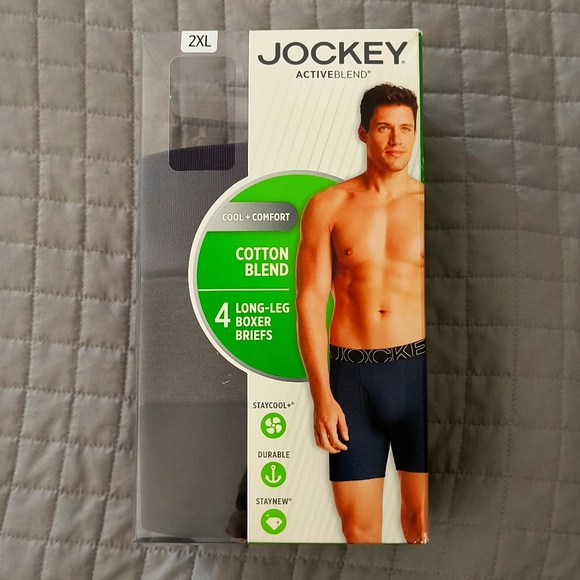 Jockey Underwear & Socks Jockey Active Blend Mens Long Leg Boxer